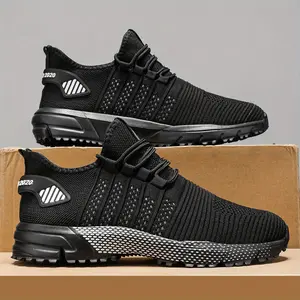 [Breathable Athletic Sneakers] Lightweight, Durable Men's Breathable Athletic Sneakers - Non-Slip EVA Sole, Mid-Top Design for Hiking, Running & Casual Wear - All-Season Comfort with Normal Cushioning, Running Shoes