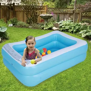 Inflatable Swimming Pool – PVC Family Paddling Pool for Outdoor, Beach & Ball Pit Fun