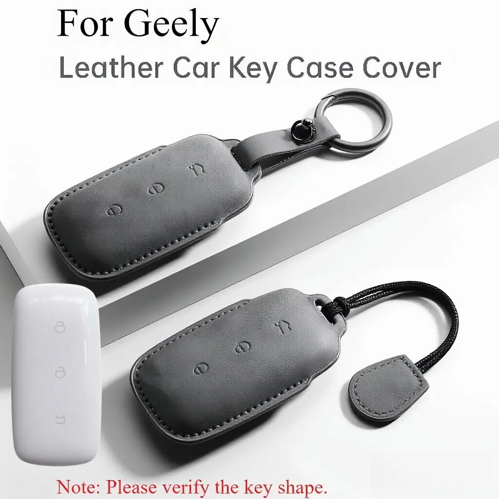 2026 New For Geely EX5 E5 Starray EM-i Galaxy L6 / L7 EX5 EM‑i Galaxy M9 Proton EMas 7 PHEV 2025 2026 Leather Car Key Case Cover Shell