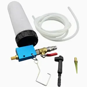 Car and Motorcycle Brake Fluid Change Pump, 500cc Vacuum Oil Pump with Hose and Exhaust Valve Adapter, Assembly Required