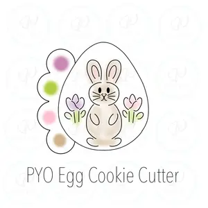 PYO Egg Cookie Cutter - Easter Cookie Cutter