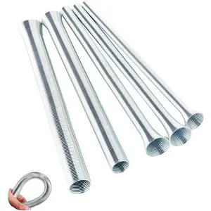 Spring Tube Benders Tubing Benders Spring for Pipe O.D.1/4, 5/16, 3/8, 1/2, 5/8 Inch Tube Bender Kit for Copper  Thin Wall Steel Tubing, 5 count