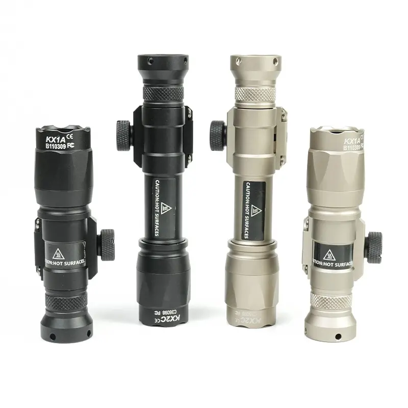 Tactical M300C/M600C LED White Flashlight With SF Wire-controlled Switch Constant / Strobe White Light Fit 21mm Base Mount