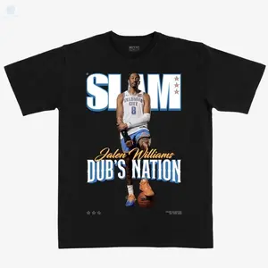 Jalen-Williams 'Dub’s Nation' T Shirt, Casual Classic Sport Cotton Tee, Unisex Fit for Men and Women