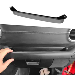 18-23 Grab Bar Tray Compatible with 2018 2019 2020 2021 2022 2023 Jeep Wrangler JL and Gladiator JT, Passenger Side GrabTray Storage Organizer for JLU JTU Accessories