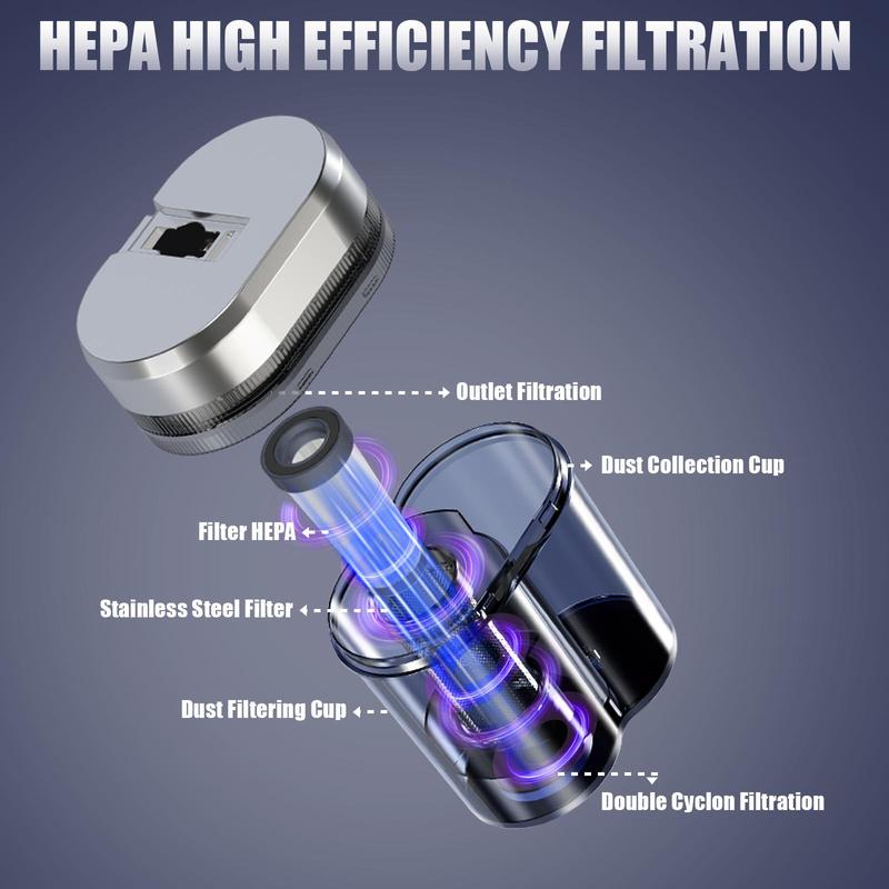 Teant Mattress Vacuum Cleaner for Dust Mites Removal, Bed Vacuum with UV-C Light & 149℉ Hot Air & Aroma Tablet & LED Display, Hyper Helix Motor&16Kpa Powerful Suction Double-Cup Handheld Vacuum Cleaner With HEPA Filter for Bed Couch Sofa