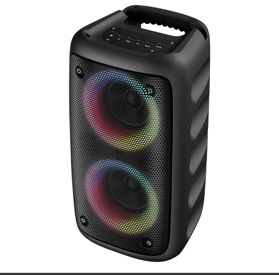 Supersonic 2 X 3" High-Efficiency Speaker with Led Lights