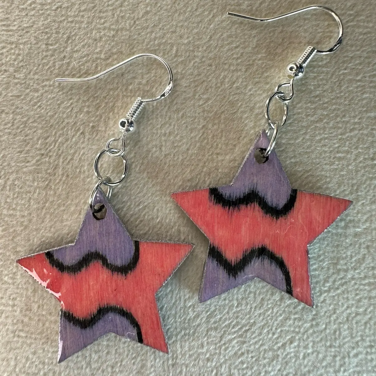 Stay Kind Be Kind Handmade Wooden Earrings