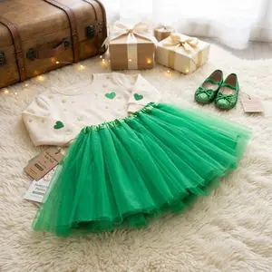 Girls' 3-Layer Tulle Tutu Skirt - Perfect Dance Party Costume for Little & Big Girls Ages 4-11 Years, Fluffy Layered Ballet Skirt for Ballet Recital, Birthday, Halloween, Photo Shoot, Princess Dress Up, Lightweight & Comfortable