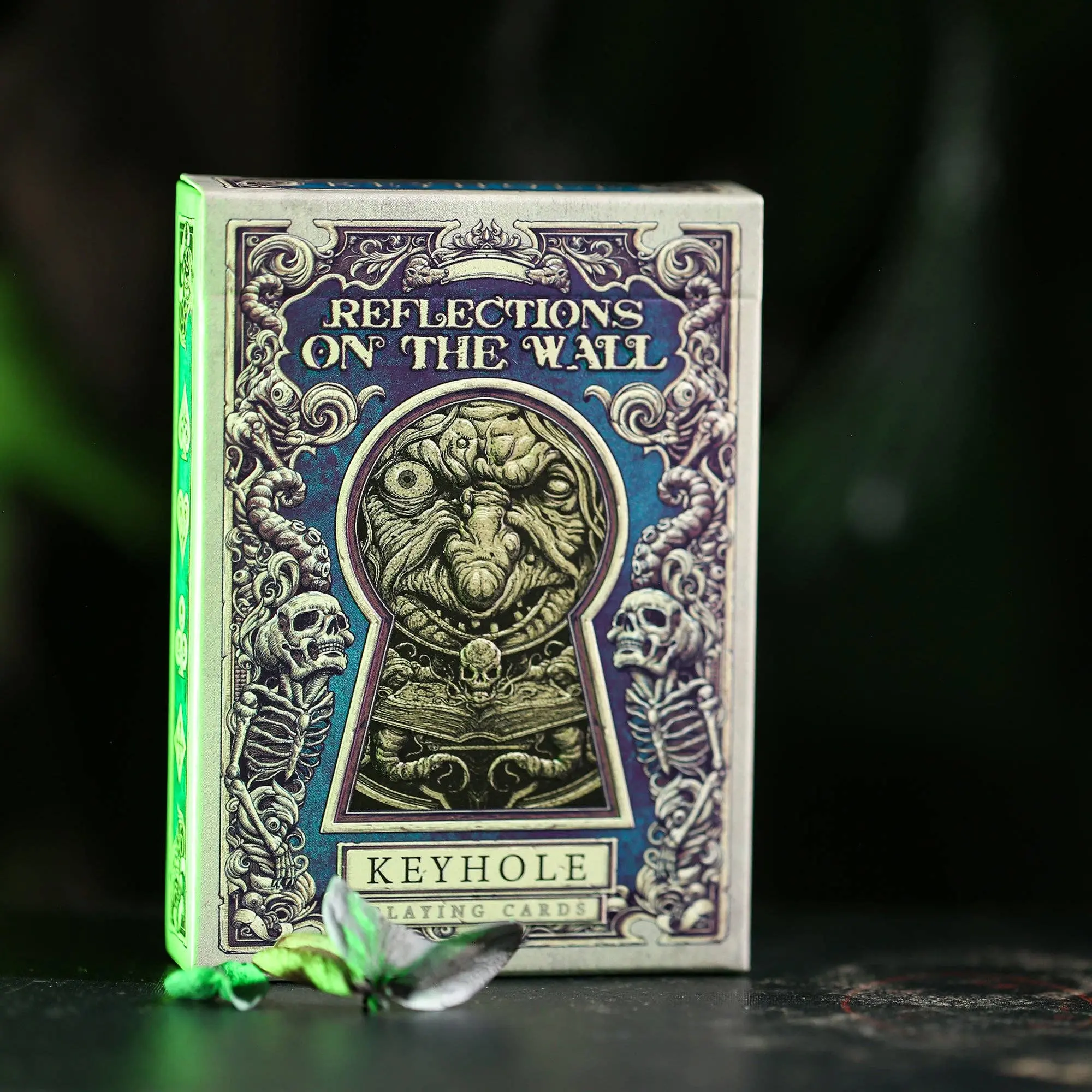 Keyhole Reflections on the Wall Paper Playing Cards - Moyo Games Cthulhu Mythos Collectible with Cosmic Horror Themes, Custom Court Cards, Mysterious Creatures for Toys & Hobbies Enthusiasts