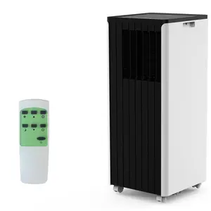 Garvee 8000 BTU Portable Portable Air Conditioner | 3-in-1 Cooling, Dehumidifier & Fan for Rooms Up to 350 Sq. Ft. | Includes 24-Hr Timer, Remote & Full Window Kit, 115V, Black Cover