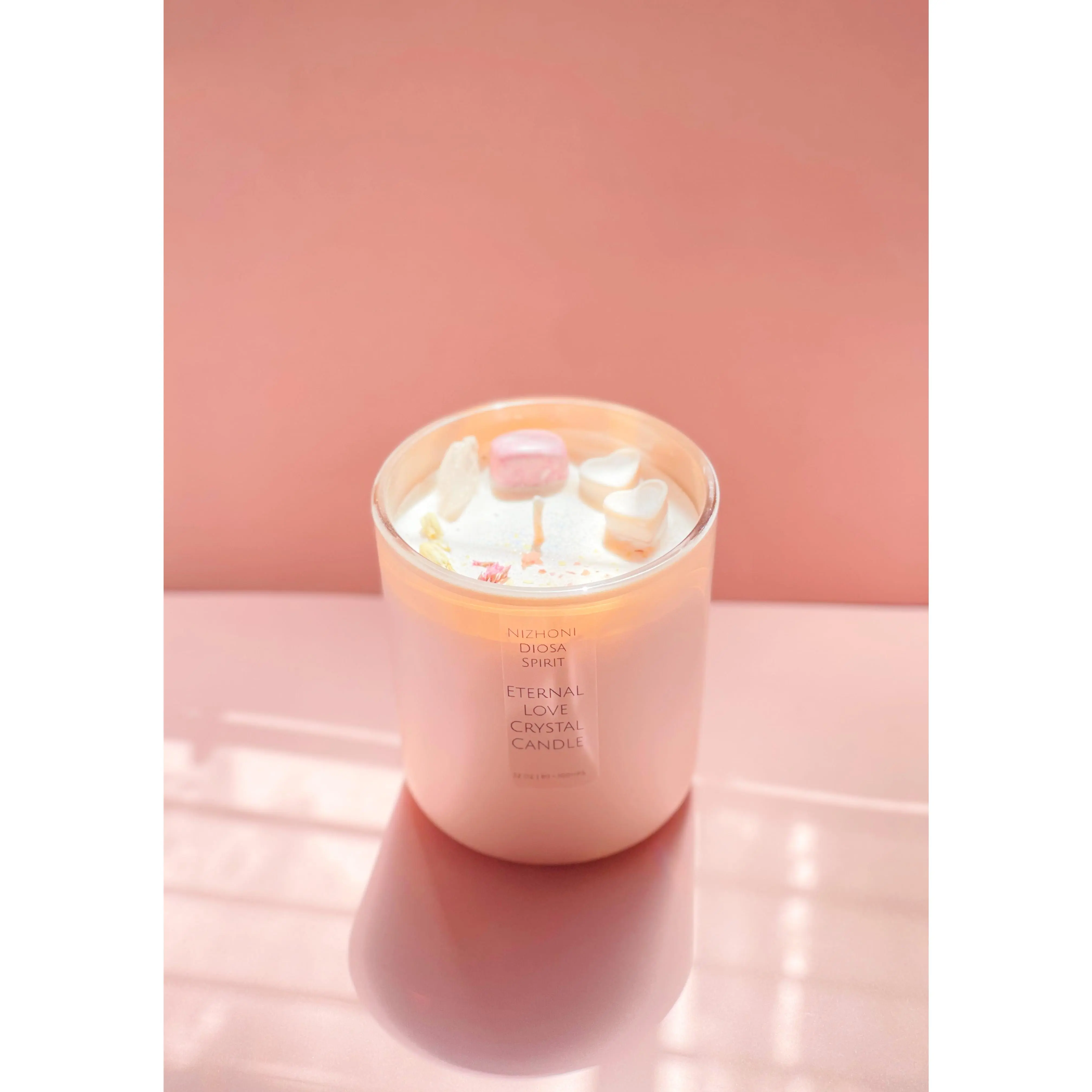 Eternal Love Crystal Candle