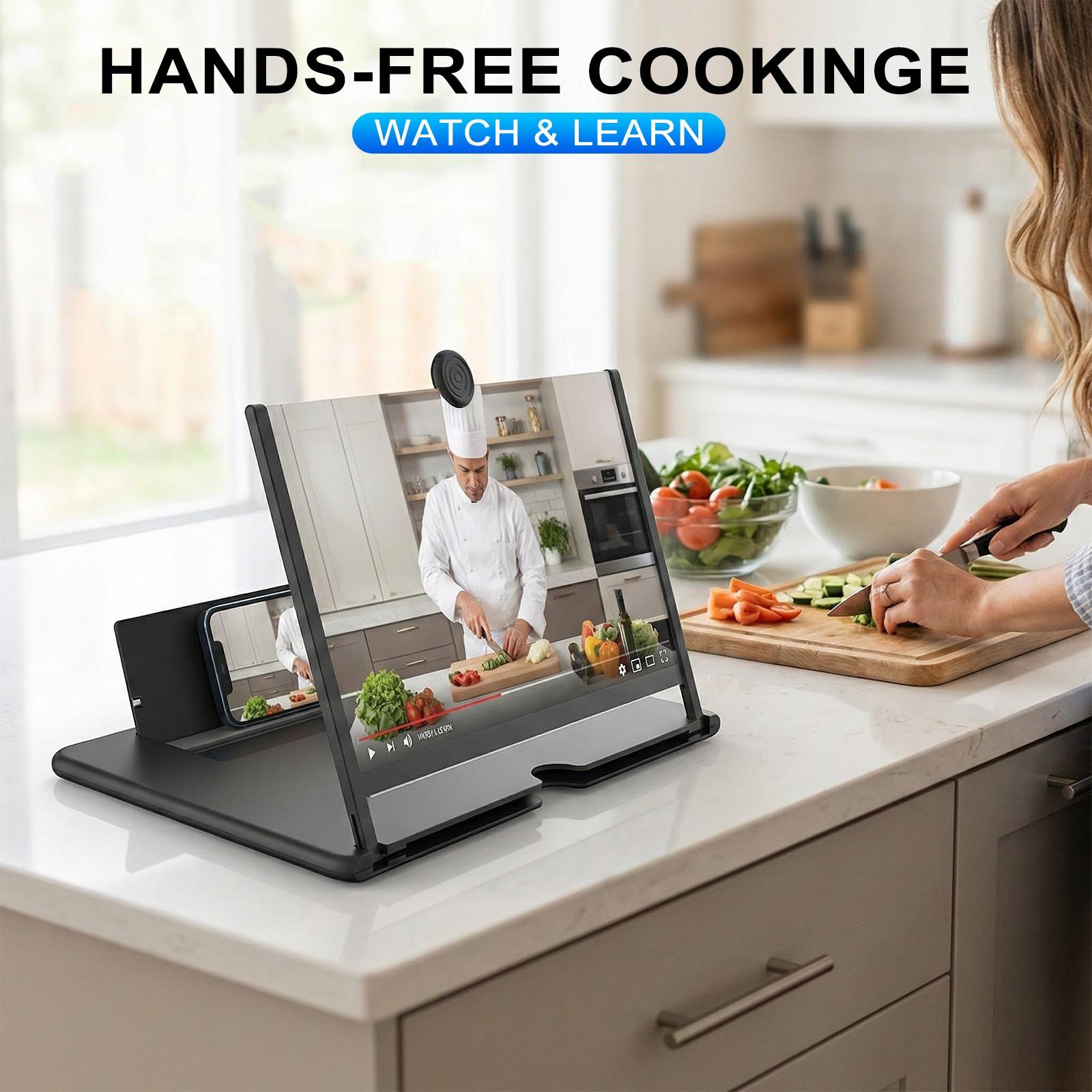 12" Phone Screen Magnifier 3D HD Video Amplifier Foldable Stand Mobile Screen Enlarger for Smartphone Eye Protection 12" Phone Screen Magnifier 3D HD Video Amplifier Foldable Stand Mobile Screen Enlarger for Smartphone Eye Protection