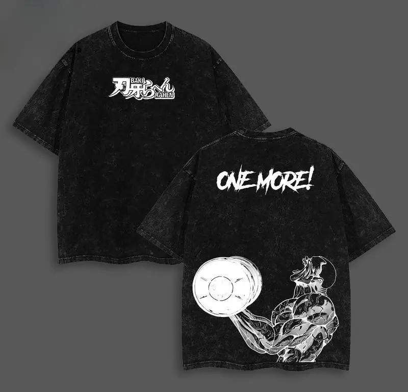 valentine shirts Jack Hanma “One More!” Gym Shirt, Baki Anime Oversized Muscle Fit Tee, Acid Washed Cotton Workout Top, Double Printed Streetwear T-Shirt, Soft Athletic Vintage Graphic Tee, Anime Gymwear for Otaku & Fighters
