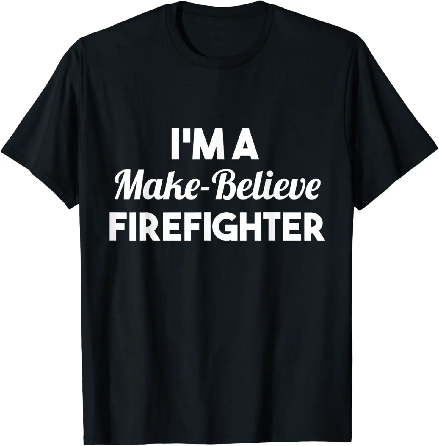 Pretend Im a Firefighter Halloween Costume Lazy Funny Fall T-Shirt - Nestorporas Shop 30B09DXSF6D2