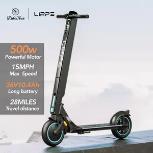 Lirpe R1 Pro Max Electric Scooter, 500W Motor, 15MPH Top Speed, 28Miles Range, 36V 10.4Ah Removable Battery, 3-in-1 E-Scooter & Mobile Power Station,UL 2272 Certified