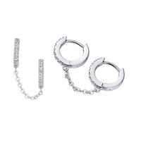 Double CZ - White Gold