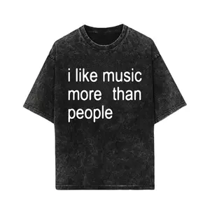 Funny Quote Unisex Tee, I like Music more than People, Music Lover Shirt, Graphic Tee, Sarcastic Gift, Introvert Apparel, Humor Top