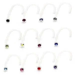 Flexible Single Gem Nose Screw