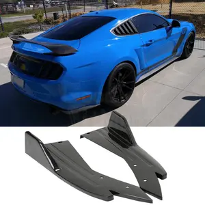 For Ford Mustang 2000-2021 2Pcs Rear Bumper Lip Side Splitter Diffuser Body Kit