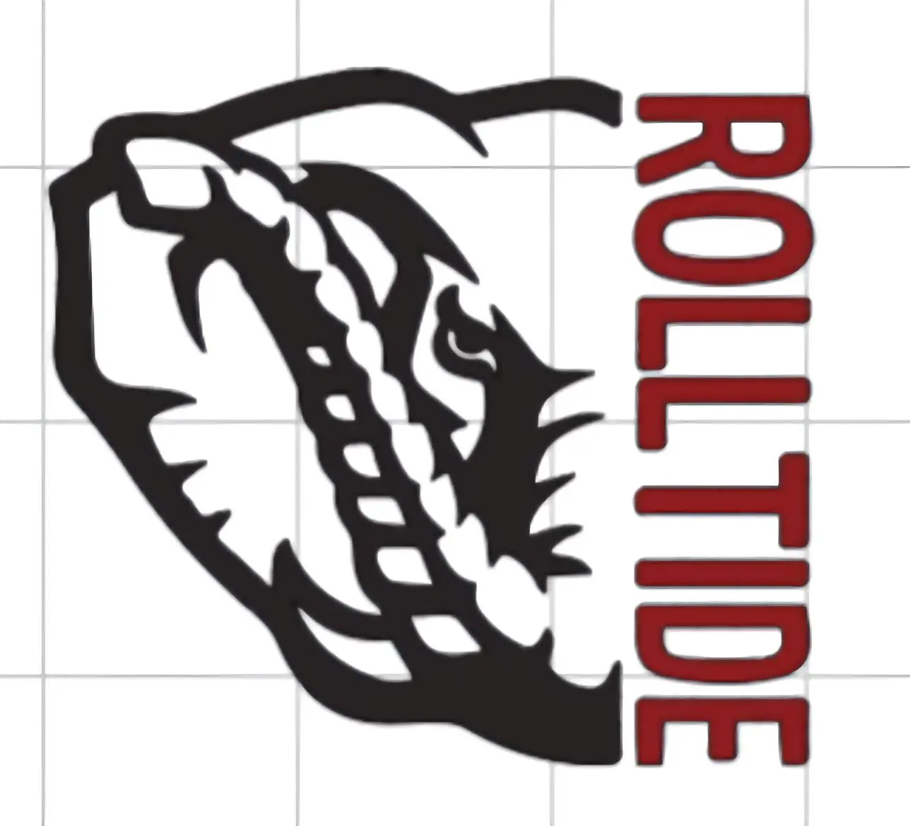 Alabama Roll Tide Decal Alabama Roll Tide Decal