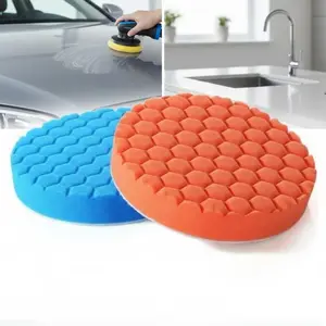 Professional Car Paint Correction & Polishing Kit: 5 Random Pads, 3-7 Inch Backing Plates, Tear-Resistant Foam & Wool Pads, Mirror Finish Restoration Tools, Heat-Resistant Polisher, Fits 6000 RPM Machine, Car Shine Enhancer