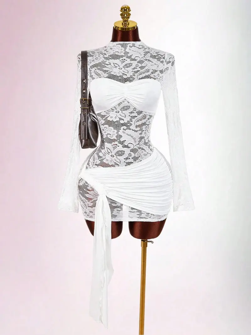 lace section stomach dress - TikTok Shop lace section stomach dress - TikTok Shop