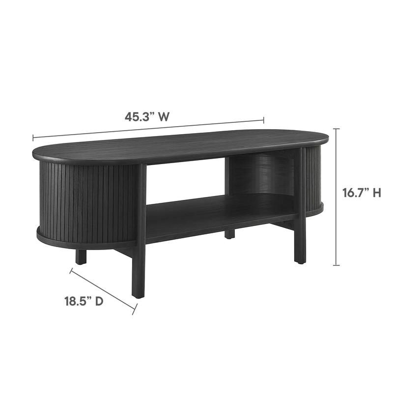 Cadence Coffee Table in Black