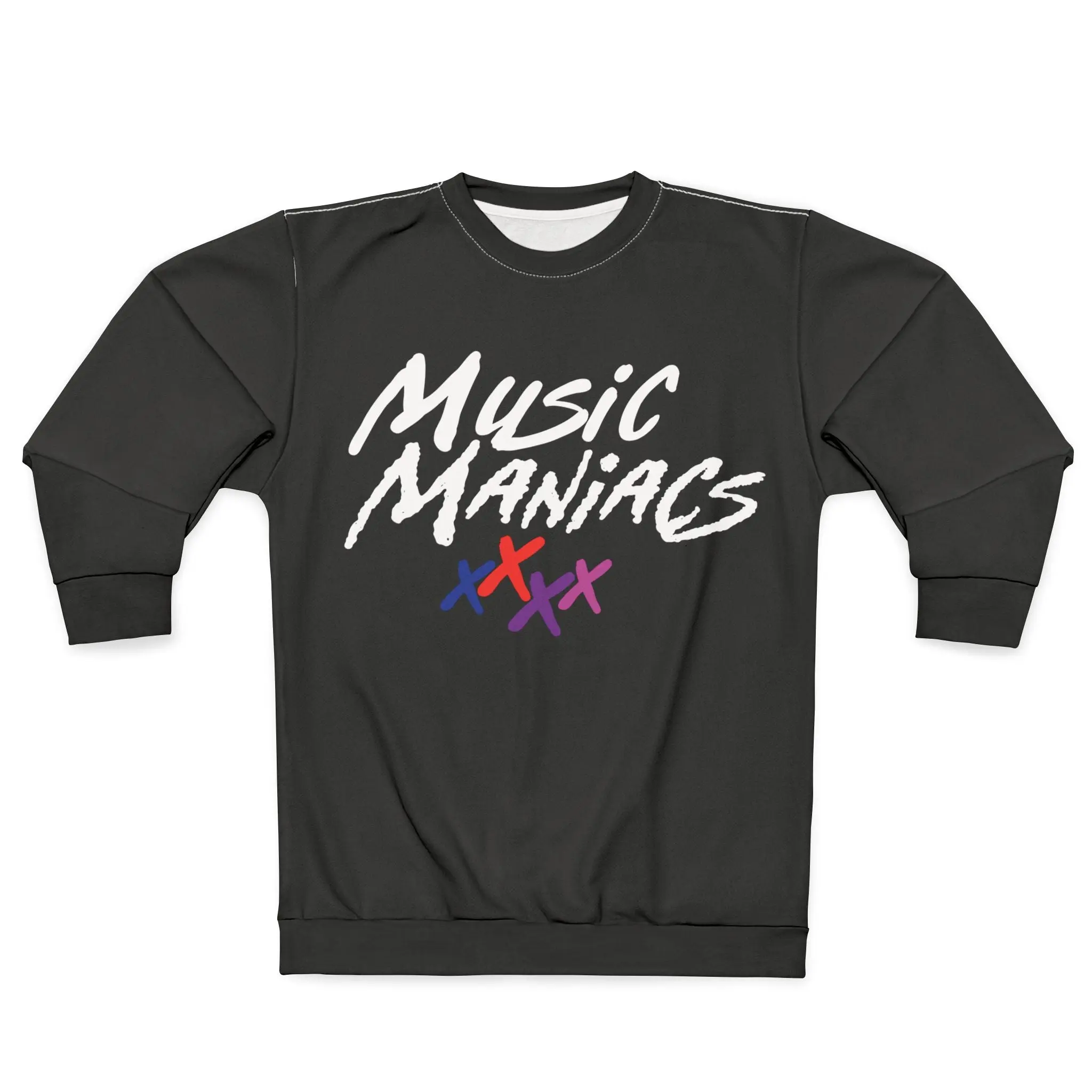 Stacked Logo Prinzazz SP Black Crewneck Sweatshirt