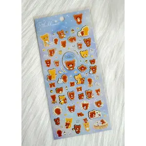 San-x Rilakkuma Star Light Stickers Sticker Sheet Japan Kawaii Collectible Gifts Stationery A