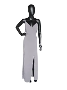 Dessy Olive Crepe - Bridesmaid Full Length Formal Gown