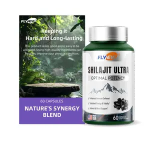 Flynew Optimal Potency Shilajit Ultra 60 Capsules Made in USA with Essential Minerals for Healthy Aging and Immune System Support - Healthcare