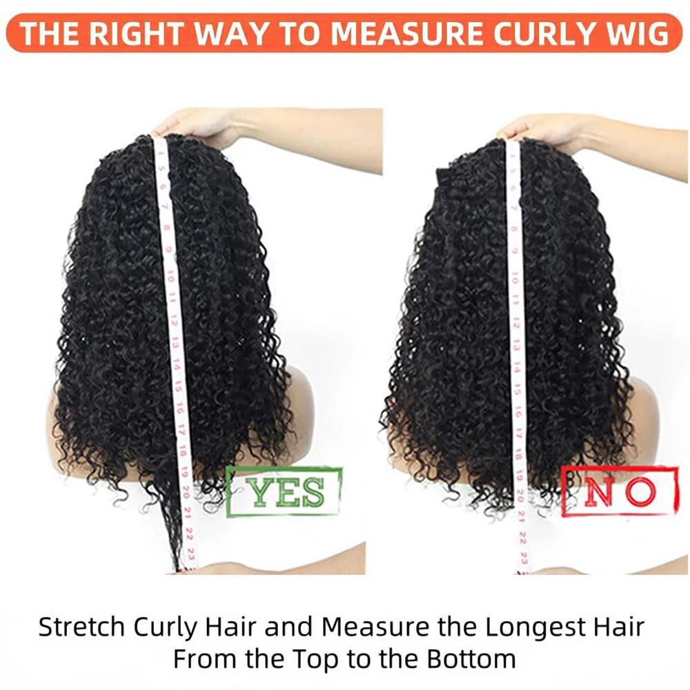 [Half Wig]Bling Hair 12-32 Inch 3 In 1 Half Wigs Human Hair 180 Density Deep Wave Half Wigs Human Hair Seamless Flip Over Deep Curly Human Hair Drawstring Glueless Wig For Women