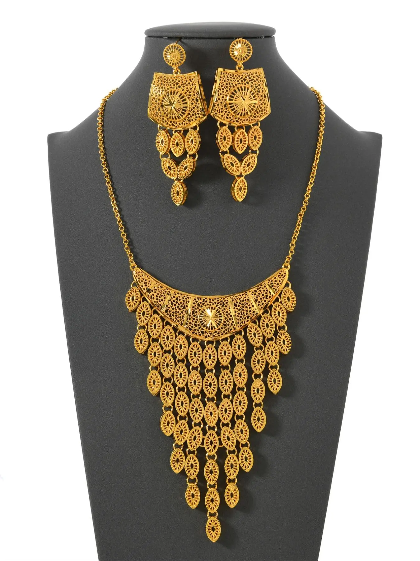 Women's Elegant Leaf Design Vintage Jewelry Set, Fashionable Jewellery Gift Set, Fashion Jewelry for Party, Daily Clothing Decor, Trendy All-match & Exquisite Jewelry for Birthday Gift