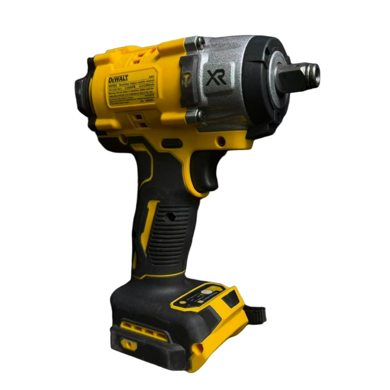 DEWALT DCF922 Cordless Impact Wrench 1/2'' Inch 20V Brushless 450 Ft-lbs High Torque 3-Speed – Perfect for Mechanics & Garage Work