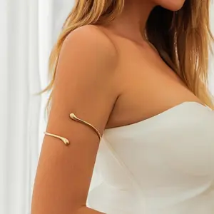 Minimalist Open Arms Cuff, Fashionable Armlet for Women, Trendy All-match & Exquisite Body Jewelry for Birthday Gift