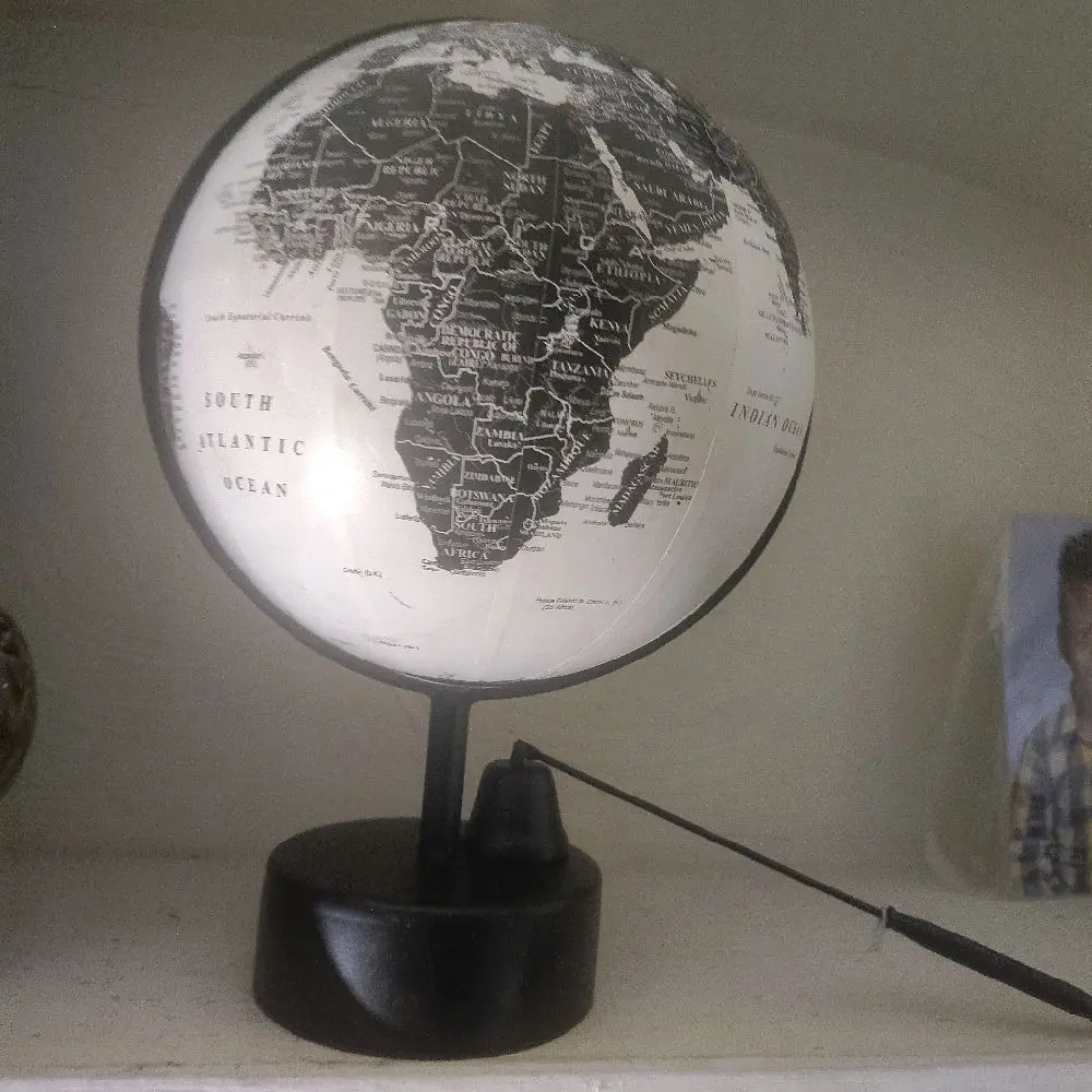 modern tabletop world globe