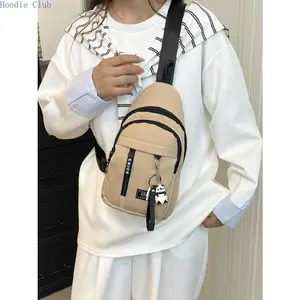Women's Fanny Pack - Casual Fashion Waterproof Belt Bag with Animal Pendant, Lightweight Adjustable Sling Chest Bag for Women & Men, Ideal for Daily Use, Travel Zipper Bum Bag Zipper Belt Bag