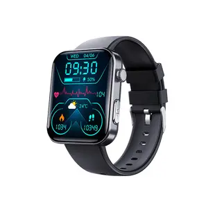 Advanced Smart Watch with Blood Glucose Monitor, SpO2 Sensor, 7-Day Battery, 50 Sports Modes, Clear Bluetooth Calling, Fitness Tracking, Heart Rate Monitoring, Sleep Analysis, Smart Notifications, Black Glue - Compatible with Smartphones