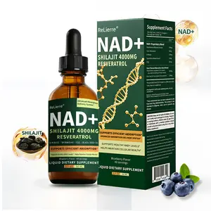 Liposomal NAD Supplement - 4000mg NAD+ Liquid Drop for Women & Men Nicotinamide Riboside Chloride & Resveratrol Complex - Cellular Renewal, Anti-Aging Support - 40 Servings (2 fl oz)