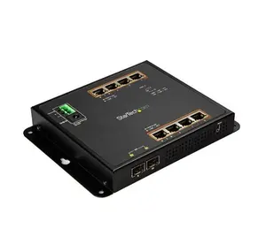 Startech IES101GP2SFW Gigabit Ethernet Switch - 8 Port PoE plus 2 SFP Ports