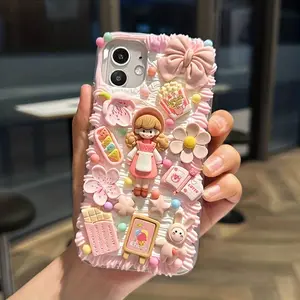 DIY Cream Glue Phone Case For IPhone14/14Plus/14Pro/14Pro Max, IPhone13/13Mini/13Pro/13Pro Max, IPhone12/12Mini/12Pro/12Pro Max, IPhone11/11Pro/11Pro Max,iPhoneX/XS/XR/XS Max,iPhone7/8/7Plus/8Plus Accurate Representation Perfect Gift For Birthdays