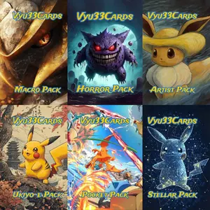 Vyu33Cards Custom Pokémon Foil Pack