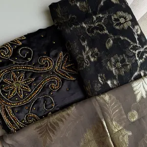 Dirac Luxury – Somali Bridal Wear – Faransawi Fabric Wedding Dress Featuring a Modern Unique Design Casual