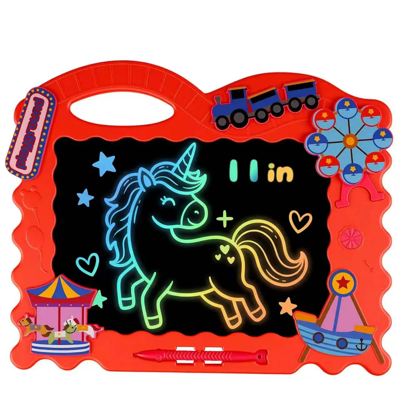 Kiditos LCD Writing Tablet for Kids, Erasable Doodle Board Drawing Pad, Travel Toy Gift, Creative Gift for Boys Girls Ages 3+