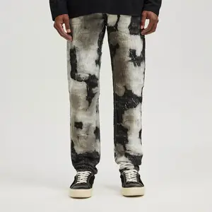 BONELESS Distressed Stitches Jeans