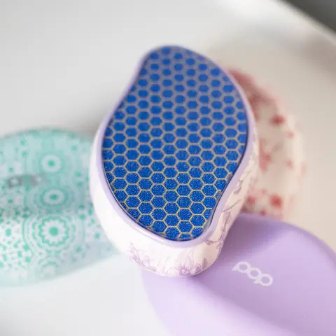 Mango Nano Glass Foot File – Laser-Etched Exfoliating Callus Remover for Smooth Feet, Wet or Dry Use