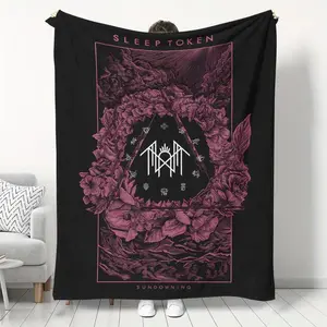 Sleep Pattern Blanket, Soft and Warm Blanket, Cozy Nap Blanket, Suitable for Sofa, Bedroom, Home Office, Stylish Printed Blanket, Fun Christmas Gift.