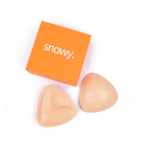 Snowy Push Up Bra Inserts 2 Cup Instant Lift Double Sided Adhesive Reusable Water Resistant for Dresses Bikinis Tops