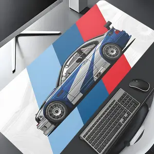 Fashion Racing Design Extra Large Gaming Mouse Pad,Aesthetic Desktop Drotection Pad,Washable Rubber Pad Non-Slip Lock Edge Multi-Size Mouse Pad Suitable For Home Office,Good Gift for Family and friends, Desktop Accessory, Gaming Mousepad